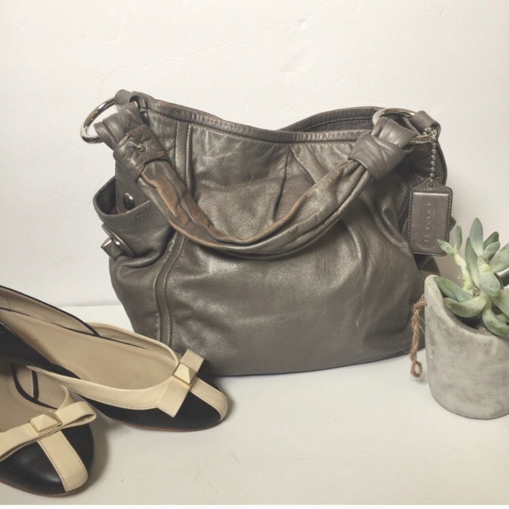 Coach metallic purse